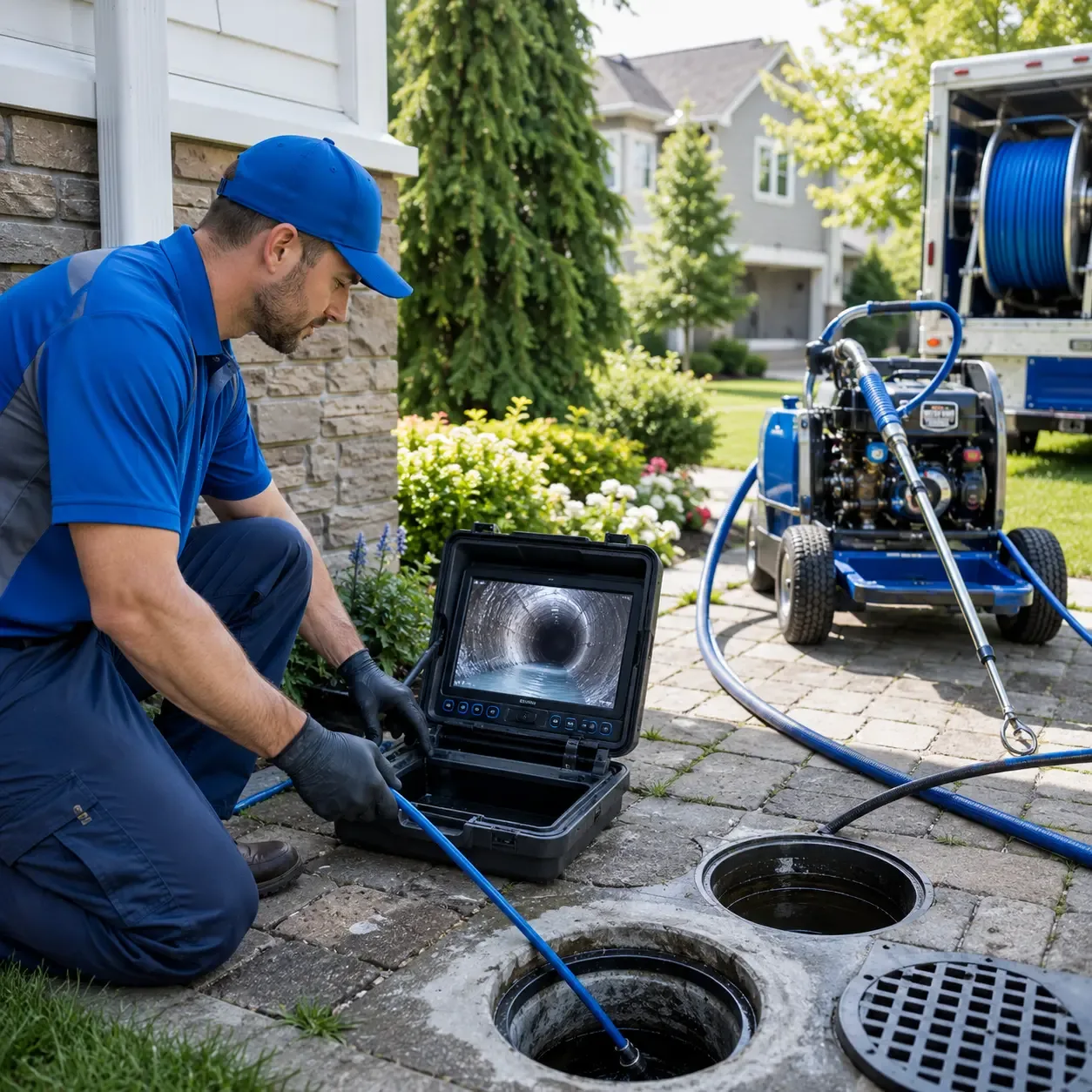Outdoor drain cleaning professionals serving Conyngham, PA